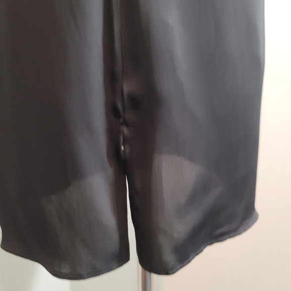 NWOT Etcetera Black Chiffon Sleeveless Blouse SIZE 00 - Picture 7 of 10